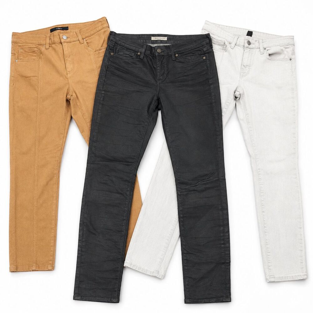 Mavi Gap Rich & Skinny Women's 26 27 29 3-Piece Neutral Jeans Bundle
